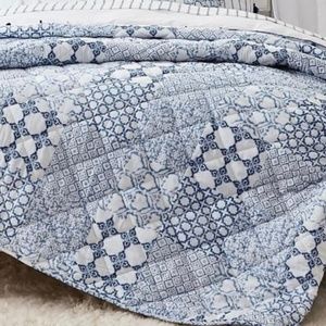 NWOT Pottery Barn Evelyn  Twin Quilt and Sham
